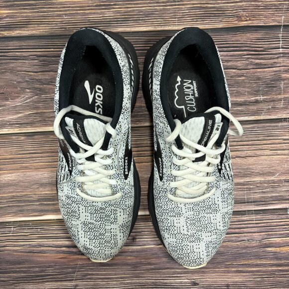 Brooks Adrenaline GTS 21 Women's White Black Athletic Running Shoes Size 9 - Picture 7 of 8